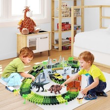 Dinosaur Race Track Car Toys