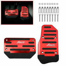 Universal Red Non Slip Automatic Pedal Brake Foot Treadle Cover Car Accessories