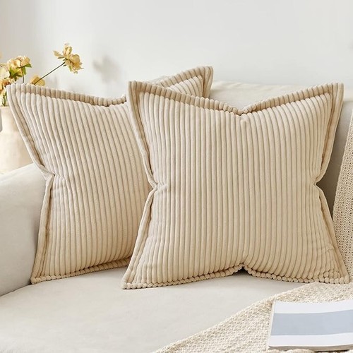 Miulee beige striped corduroy - miulee,