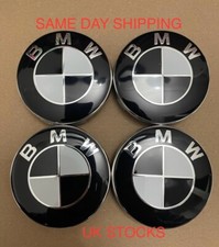4X BMW Wheel Centre Caps Fitts 1 3 7 Series X5 X6 M3 Z4 E36 E46-68MM