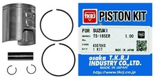 Piston Kit +1.00 o/s to fit Suzuki TS185ER (1977-1981) 65.00mm bore size