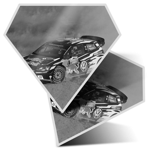 Diamond stickers 5cm - x, bw