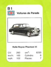 Card No.B1 - Rolls-Royce Phantom VI