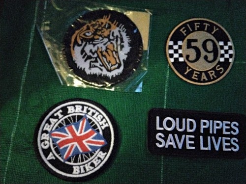 Biker punk patches - biker,