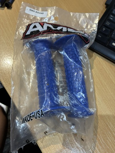 Ame round bmx grips - -,