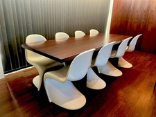 Verner Panton Chairs. Set of 8