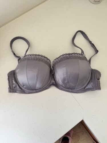 Debenhams size 34d grey bra - 34d,