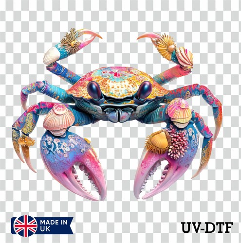 Blue crab dtf sticker - crab,