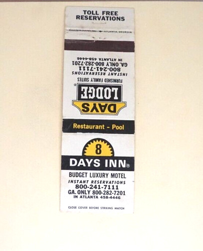 Matchbook days inn - 8,