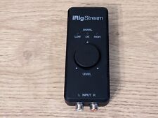 IK Multimedia iRig Stream audio interface for iOS PC mic streaming NO CABLE