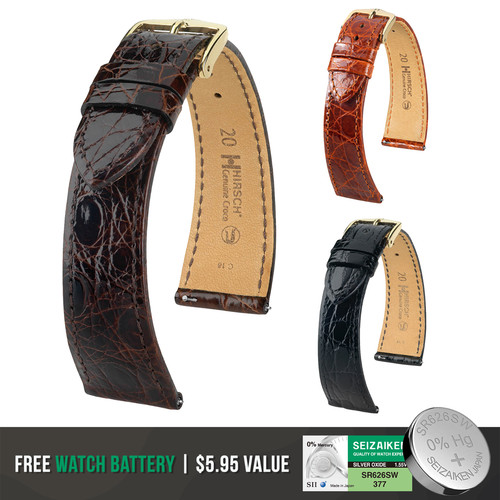 Hirsch genuine croco real - genuine,