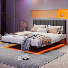 Floating Luxury Bed Frame LED