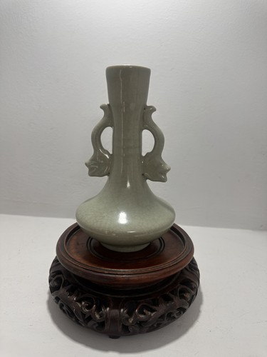 Chinese celadon vase possibly - chinese,
