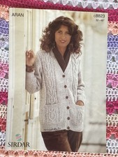 Sirdar Woman’s Aran Cardigan