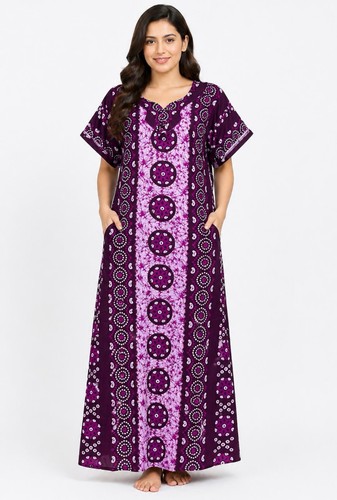Indian night dress cotton - indian,