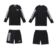 Shoyoroll Carbon Competitor Rash Guard LS Kimono Jiu Jitsu MMA Training Set
