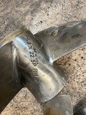 Quick Silver stainless steel propellers   15.8 X 22.5P L/H.     14.3 X 22.5P R/H