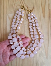 Les Nereides Triple Row La Diamantine Rose Necklace