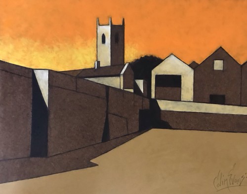 Ives oil board by colin - oil,
