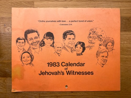 Watchtower 1983 calendar - 1983,