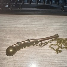 Engraved Vintage Mid-20th Century Boatswain’s Whistle / Bosun’s Pipe Working