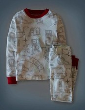 Mini Boden Lumos Glow-In-The-Dark Pyjamas Age 7 Years Brand New G3