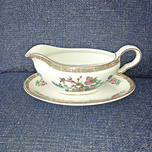 Maddock indian tree gravy boat - indian,