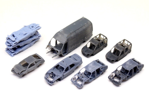 Scrap yard cars and van - yard,