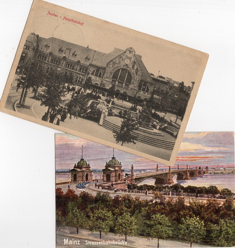 125 239 postcard mainz - postcard,