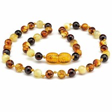 Multi Amber Necklace. Genuine