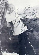 MARILYN MONROE Signed