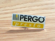 Vintage Pergo Presto Collectible Flooring Employee Souvenir Lapel Pin 
