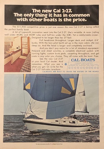 Cal boats race - 2-27, cruiser