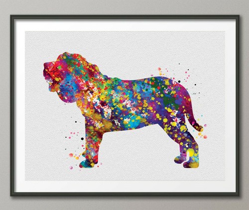 Neapolitan mastiff watercolor - neapolitan,