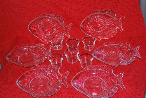 Shrimp cocktail plates -  shrimp, cocktail 