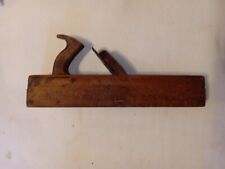 16" Block Plane, vintage, wooden hand tool, used, some wear.