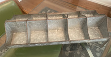 GALVANIZED METAL FEED TROUGH