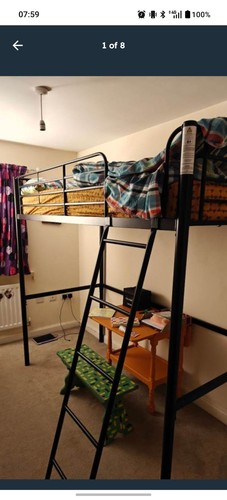 Nearly new loft bed - nearly, only