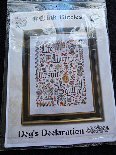 Ink circles dog s - circles, "dog's