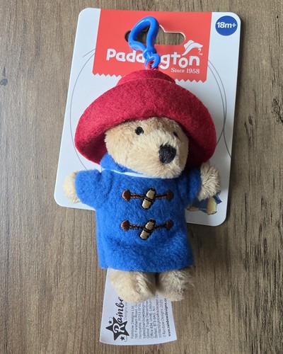 Paddington bear plush keyring - paddington,
