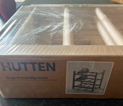 Ikea hutten wooden wine - rack,