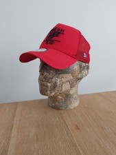 Fresh Ego Kid New Era Trucker Mesh Cap Hat One Size Adjustable Red Summer