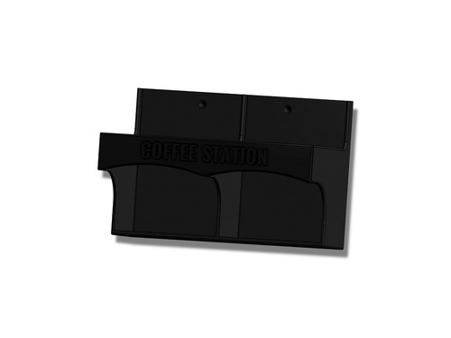 Wall mounted coffee pod - wall,