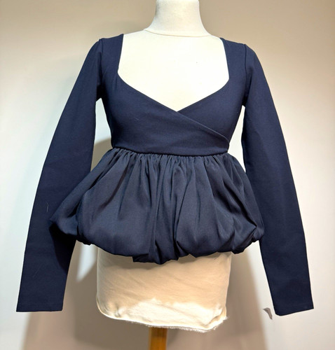 Zara women navy solid - navy,