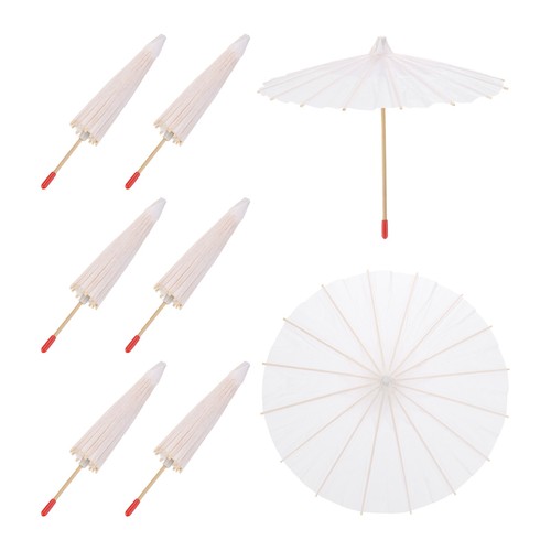 Pcs paper umbrellas 8 - umbrellas, ,8"