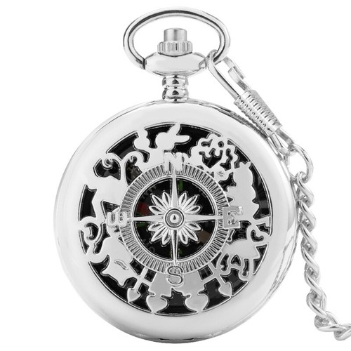 Vintage style pocket compass - style,