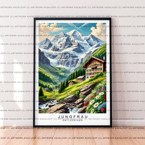 Jungfrau switzerland landscape - jungfrau,