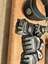 Weight LiftingBelt/gloves and  Sparring MMA gloves