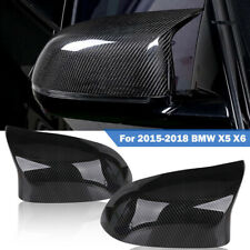 For BMW X3 F25 X5 F15 14-18 Carbon Fiber Wing Mirror Cover Caps M Sport X6 F16