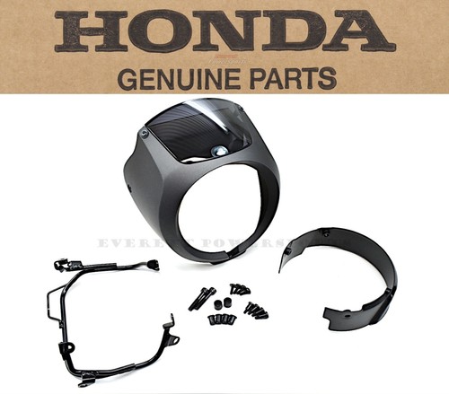 Headlight cowl matte - headlight, black